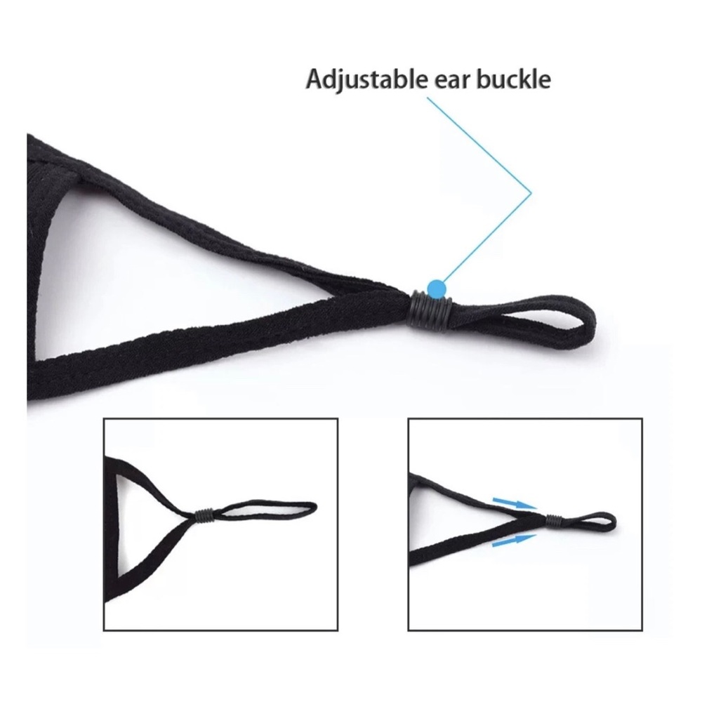 😷 Rhinestone *SEXY* Adjustable Face Mask - Picture 4 of 4